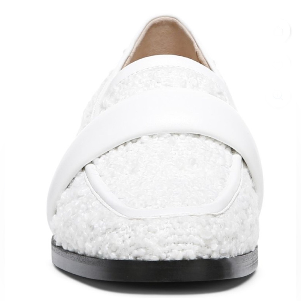 NEW Vionic Mylene White Boucle Loafers - Picture 5 of 9